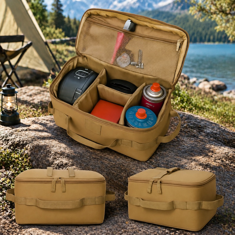 Camping Outdoor Cooking Equipment - Durable Outdoor Camping Storage Tote with