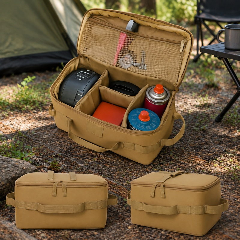 Camping Outdoor Cooking Equipment - Durable Outdoor Camping Storage Tote with