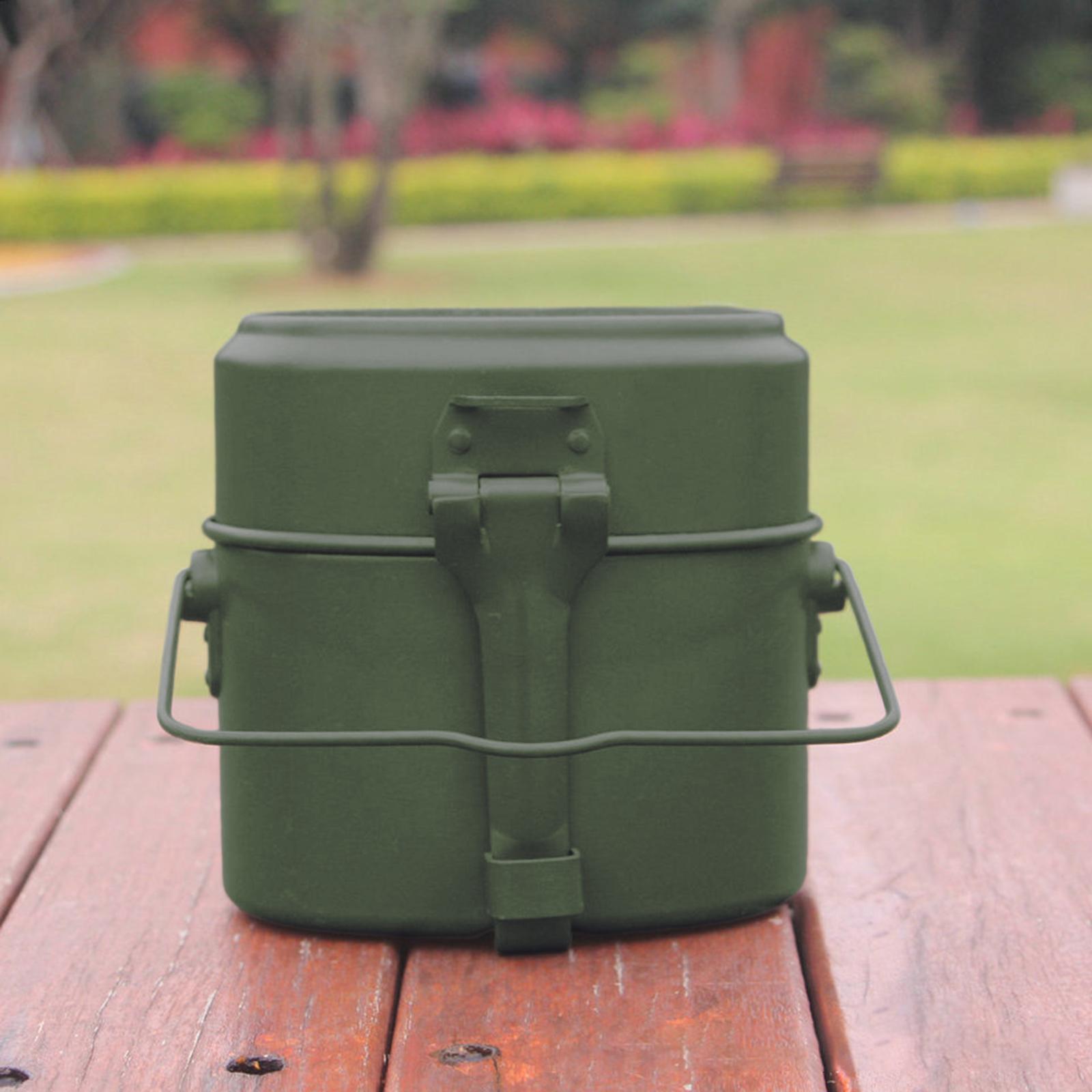 3Pcs/Set Lunch Box Aluminum Po - Camping Cooking Box Set review and price