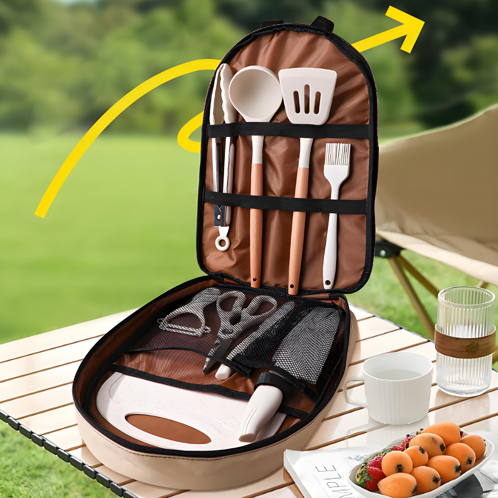 10Pcs Portable Camping Cooking - Camping Cooking All In One review and price