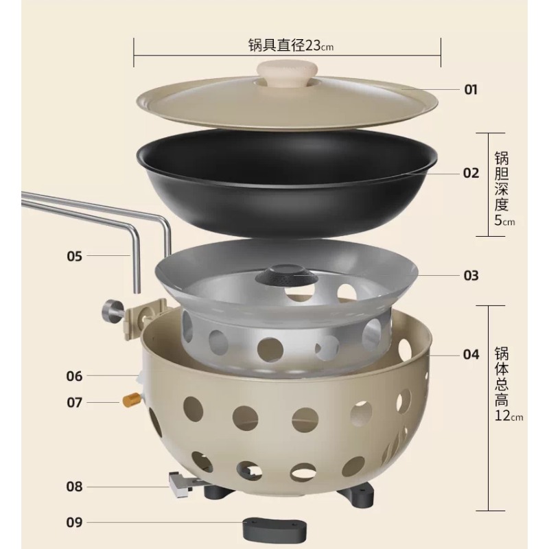 Outdoor portable cassette stov - Camping Cooking All In One review and price