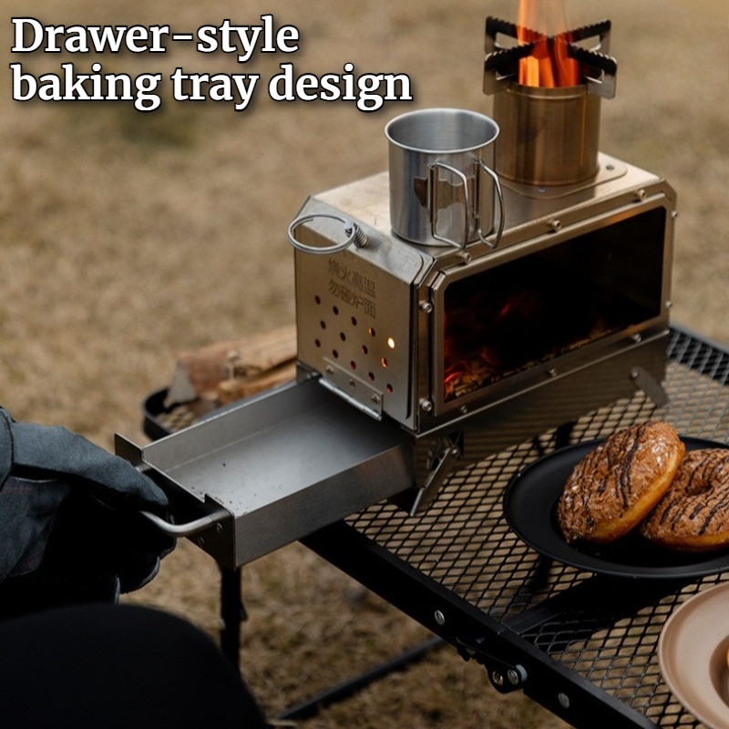 Stainless Steel Square Firewoo - Camping Cooking Area review and price