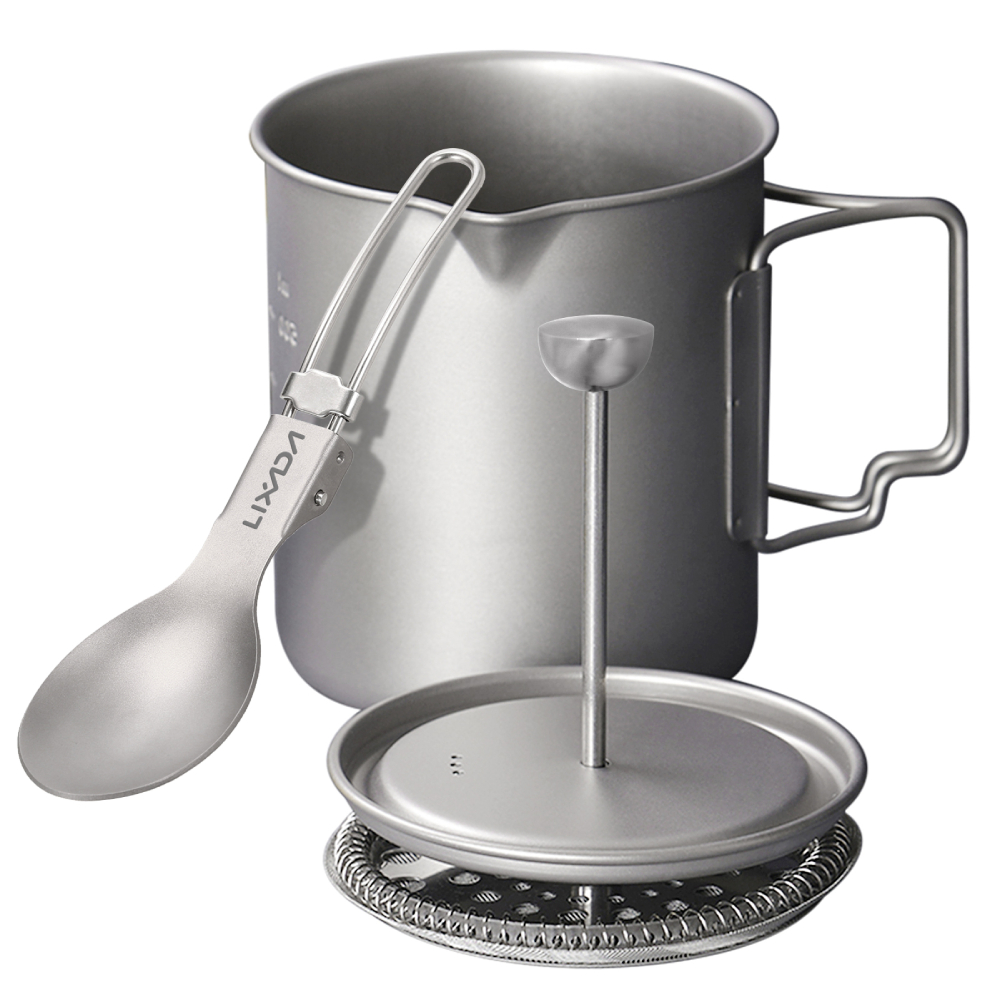 Lixada 750ml Titanium Coffee C - Camping Cooking Cylinder review and price