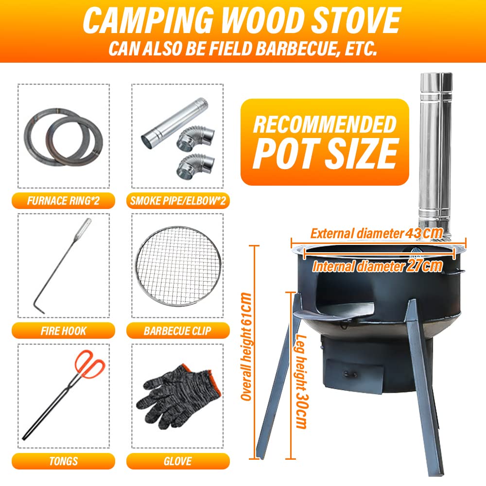 43cm Portable Detachable Outdo - Camping Cooking Hot Plate review and price