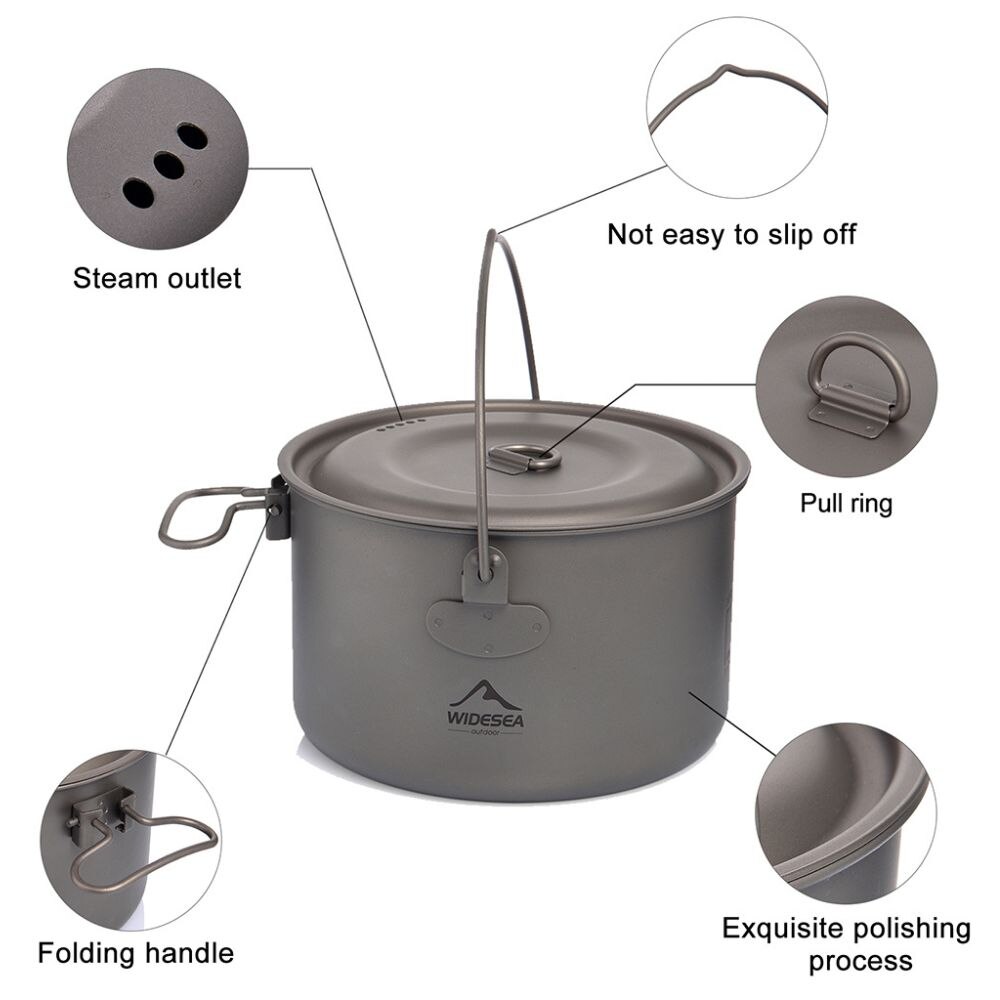 Widesea Camping Tableware Tita - Camping Cooking Pots And Pans review and price