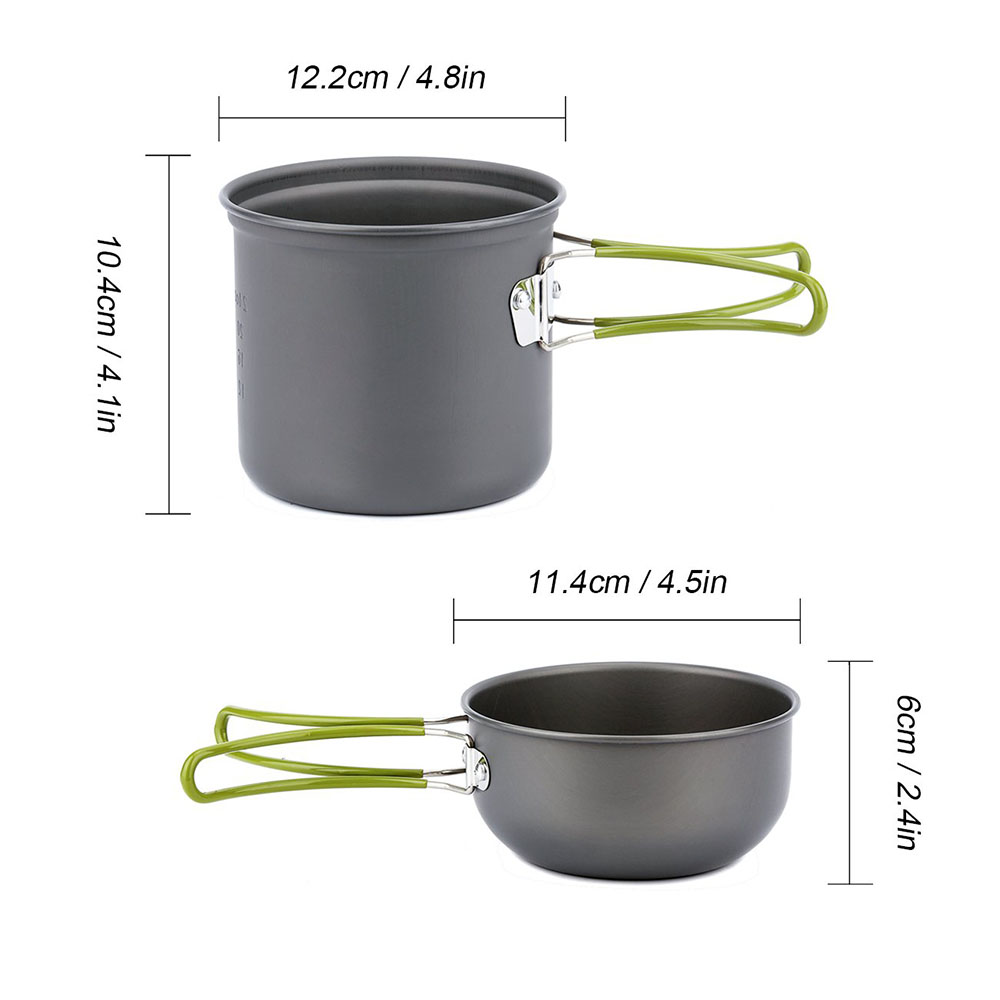Ultralight Camping Pots Cookwa - Camping Cooking Pots And Pans review and price