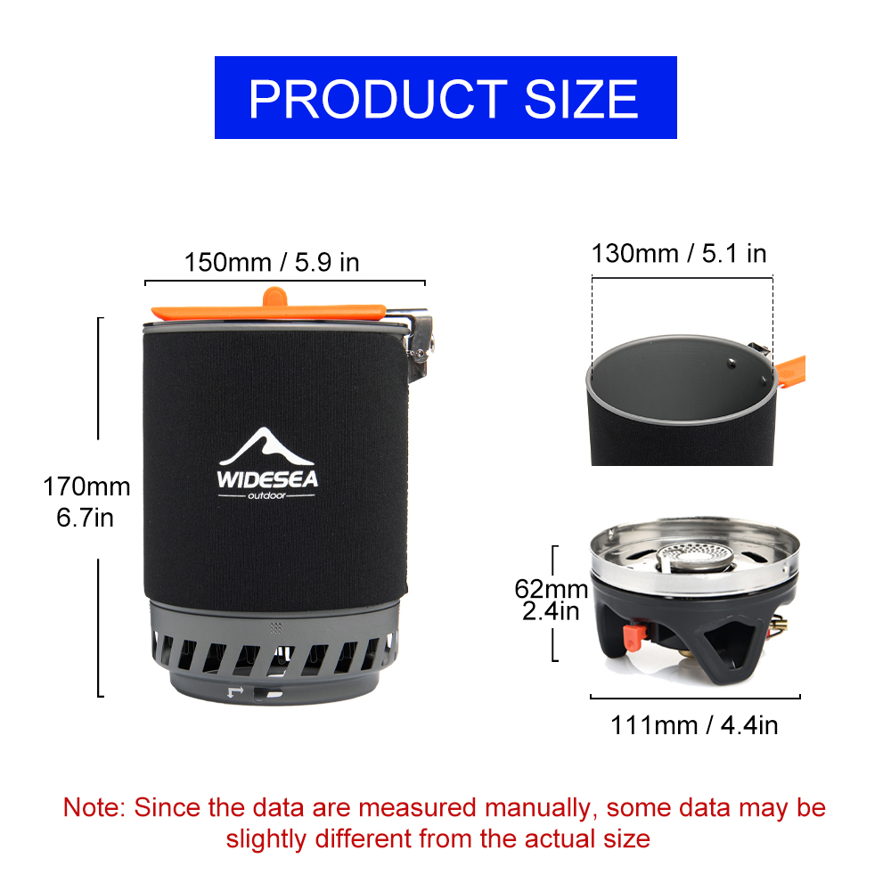 Widesea Camping Cooking System - Camping Cooking Pots And Pans review and price