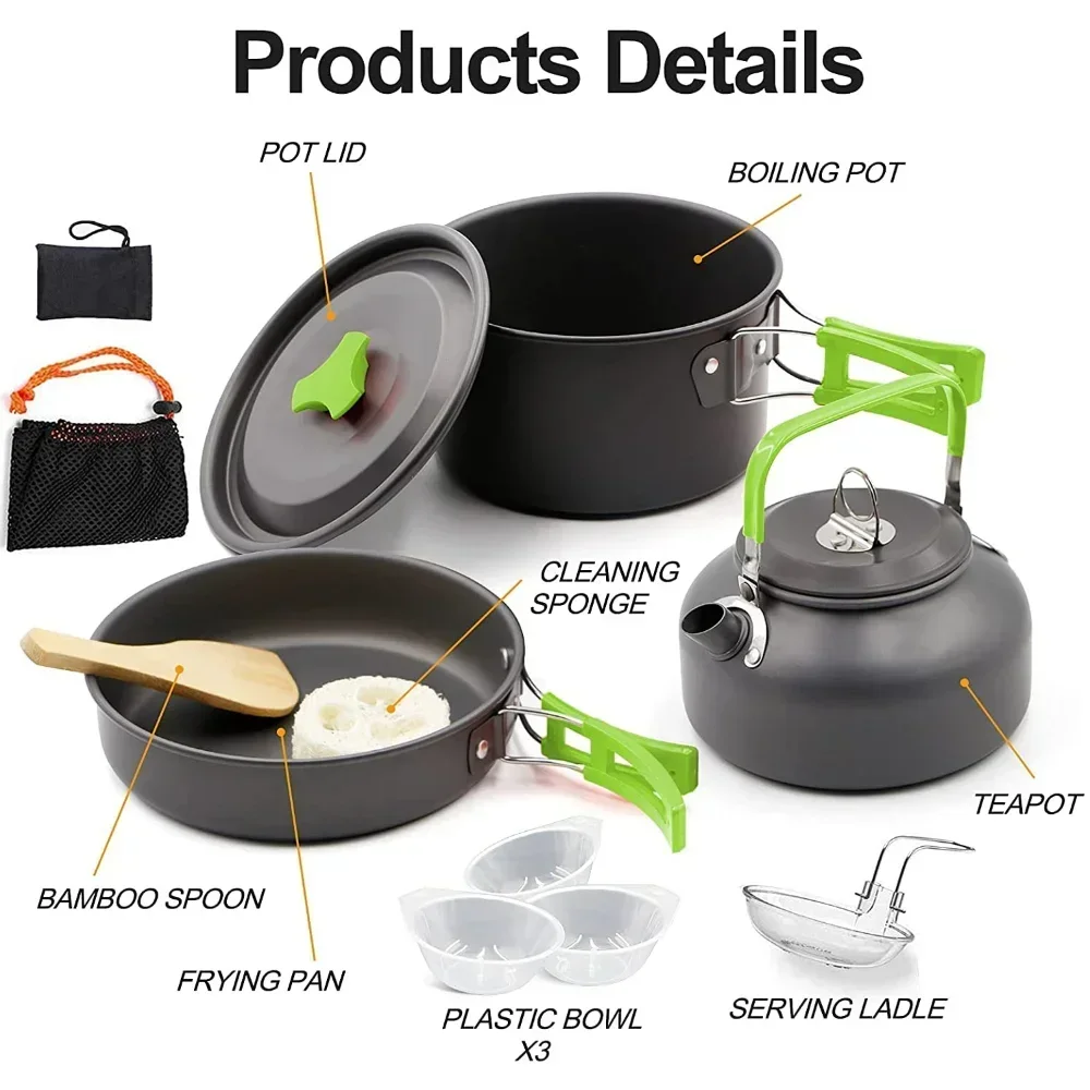 Camping Cooking Set Portable L - Camping Cooking All In One review and price