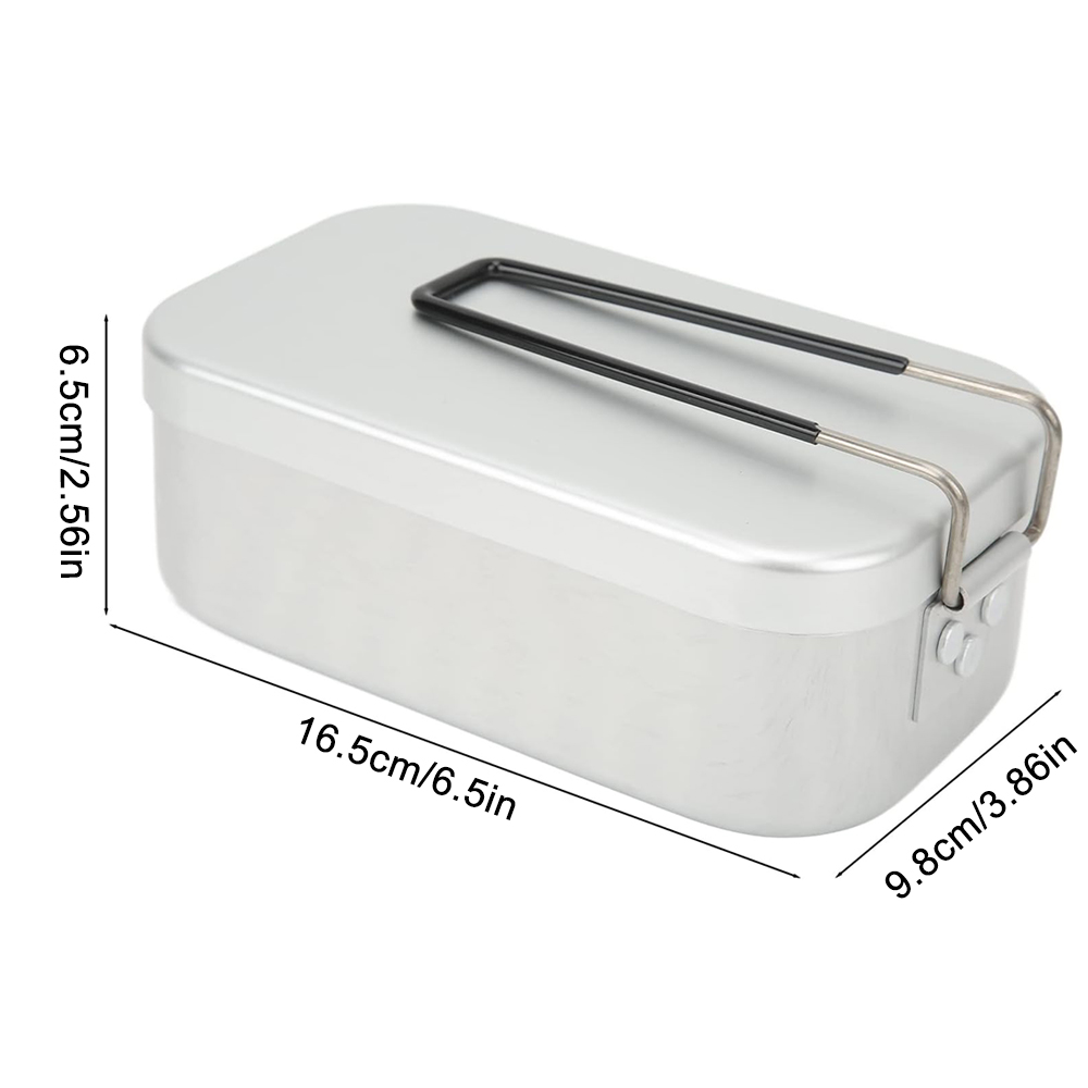 800ML Aluminum Lunch Boxes Out - Camping Cooking Box Set review and price