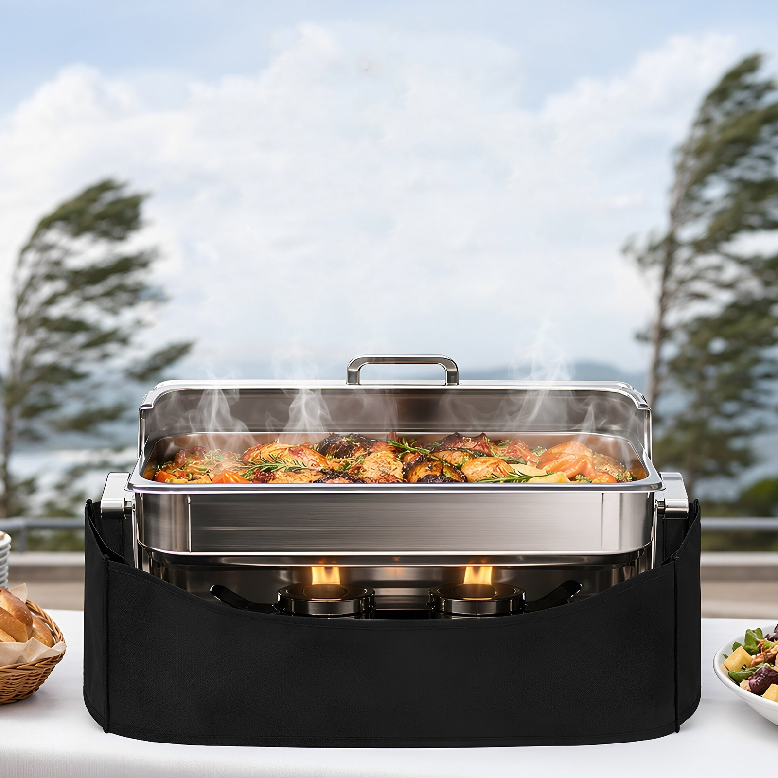 4Pcs Folding Stove Windshield  - Camping Cooking Wind Blocker review and price