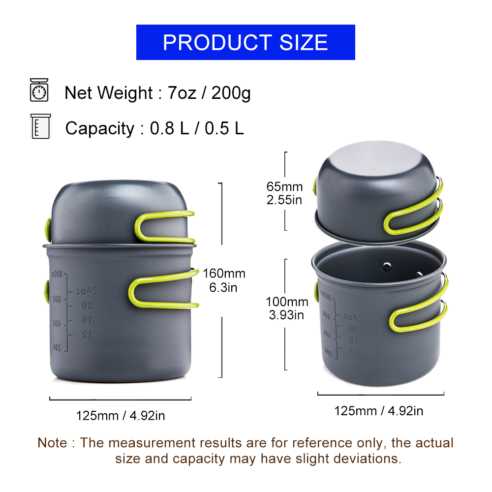 Widesea Ultralight Camping Coo - Camping Cooking Pots And Pans review and price
