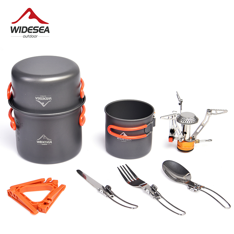 Widesea Camping Cookware Set O - Camping Cooking Pan Set review and price