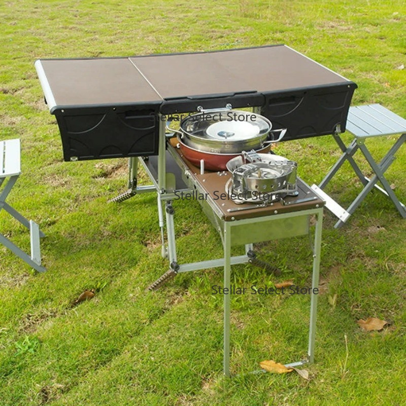 Full Set Outdoor Kitchen Hikin - Camping Cooking Box Set review and price