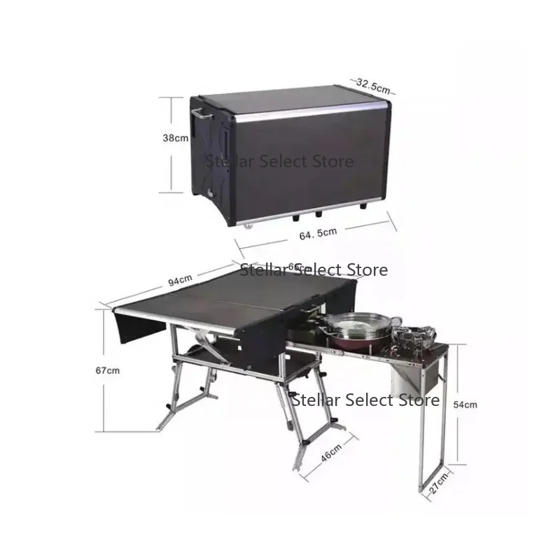 Full Set Outdoor Kitchen Hikin - Camping Cooking Box Set review and price