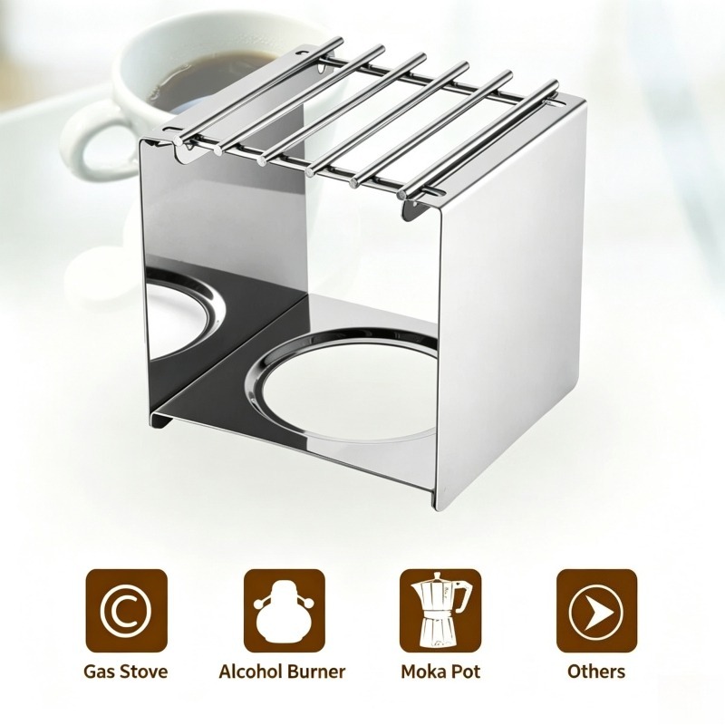Stainless Steel Square Coffee  - Camping Outdoor Cooking Equipment review and price