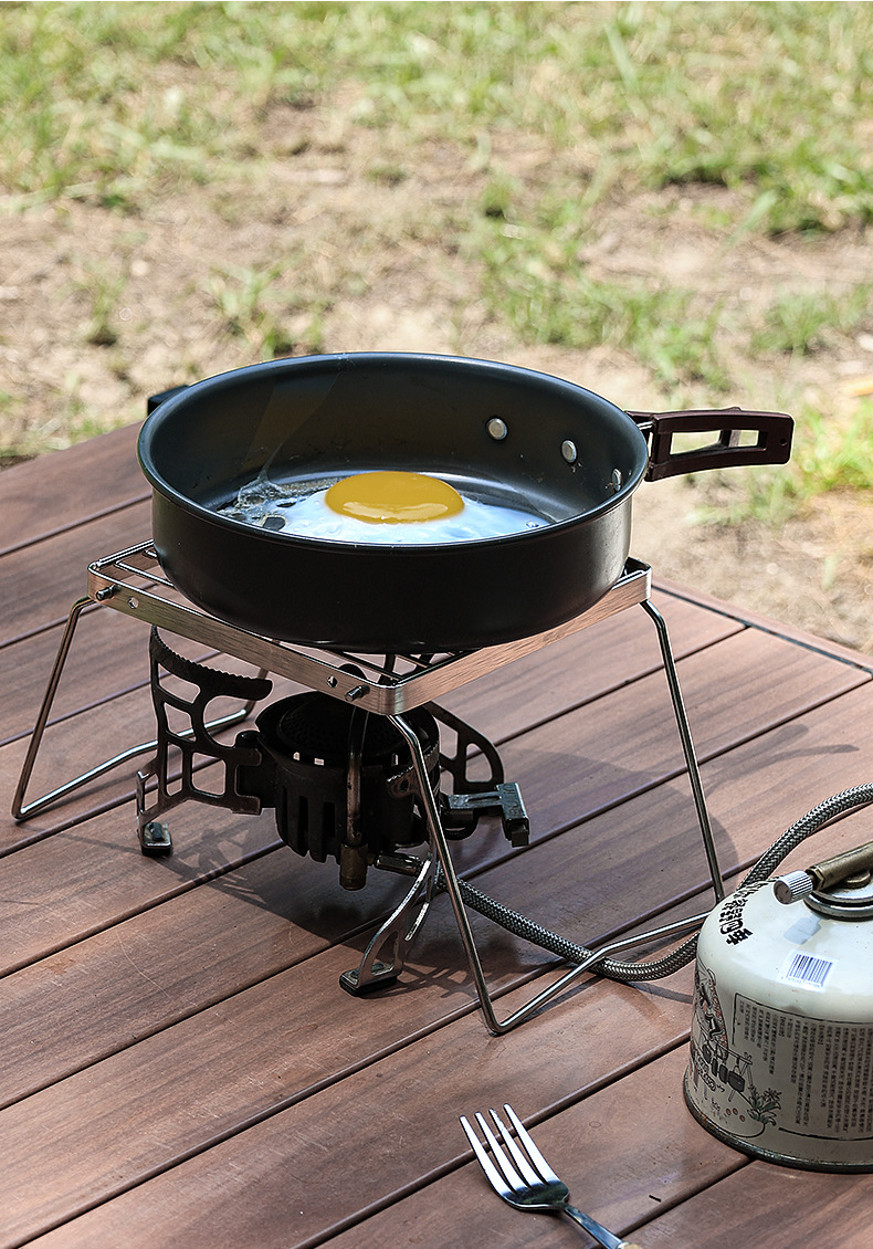 Outdoor Stainless Steel Stove  - Camping Cooking Pan Set review and price