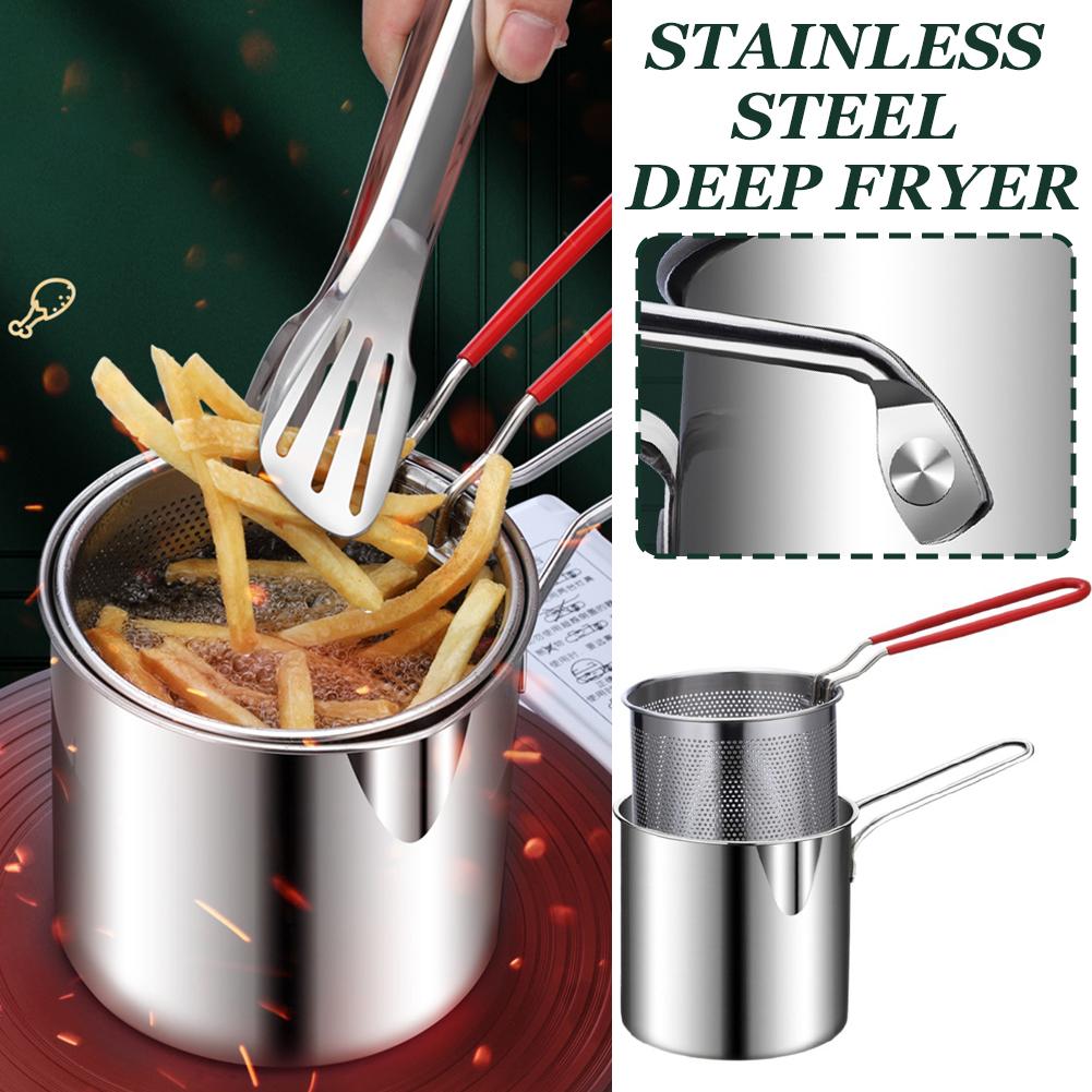 Stainless Steel Deep Frying Po - Camping Cooking Pan Set review and price