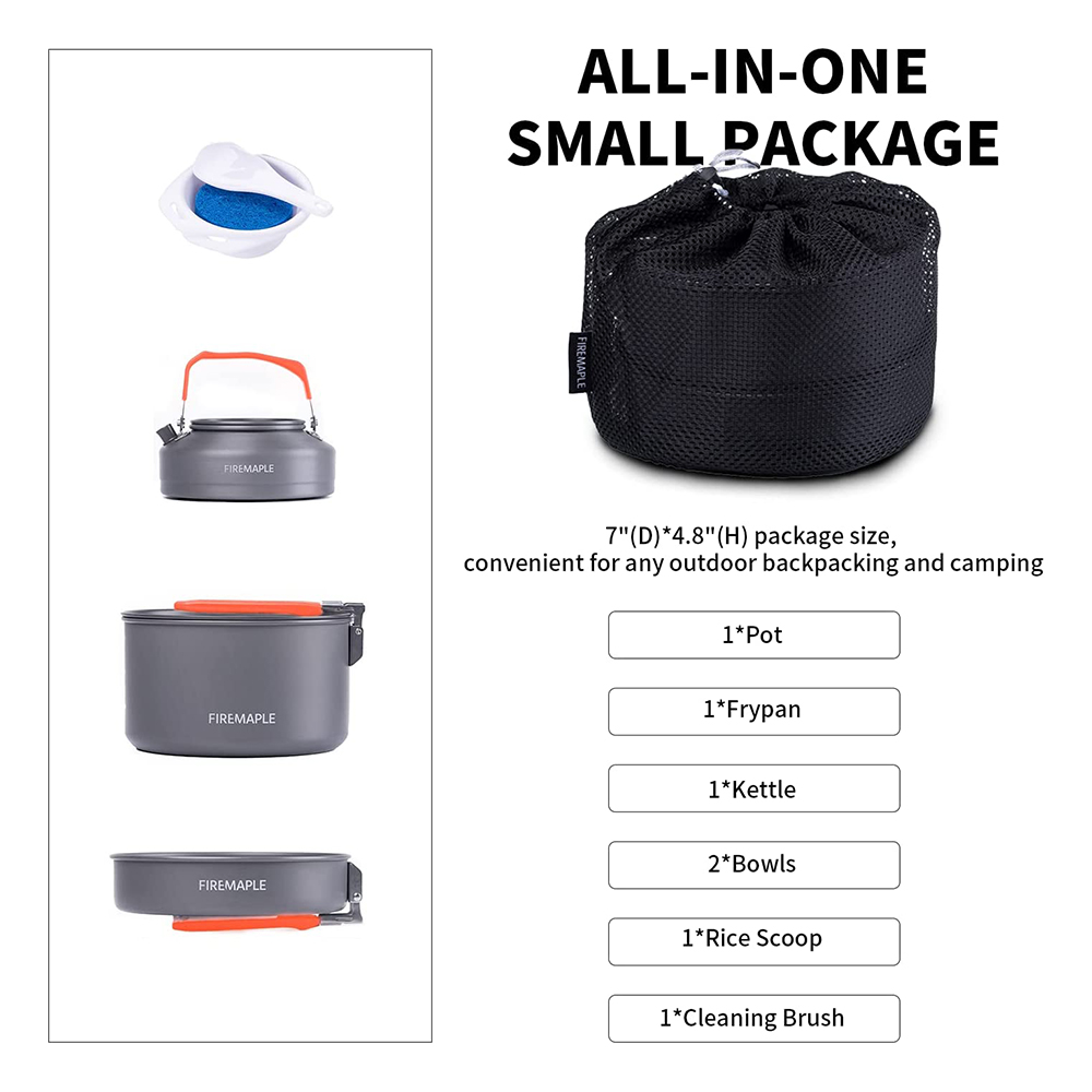 Fire Maple Picnic Pot Pan Set  - Camping Cooking Box Set review and price