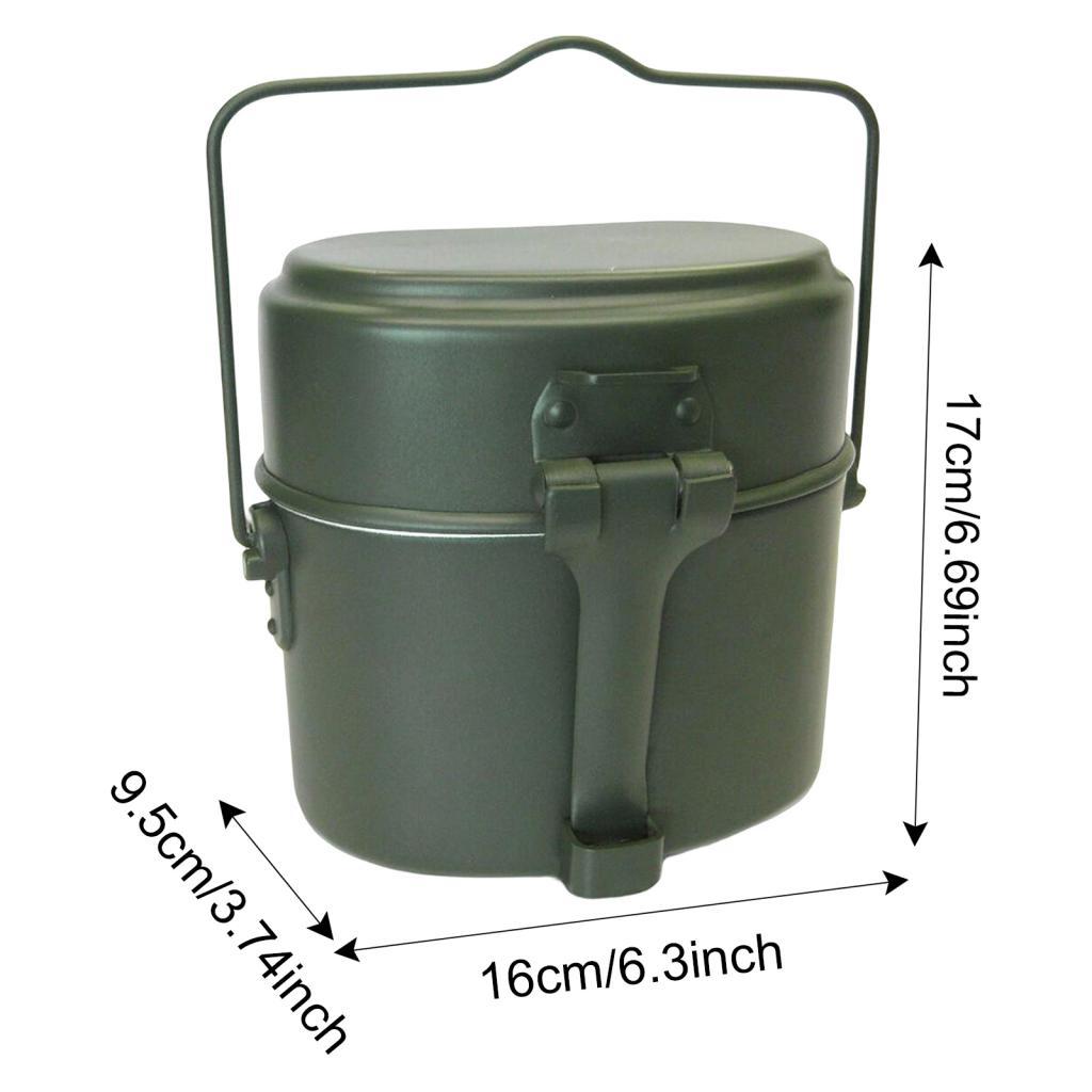 Camping Mess Tin Kit Thick Alu - Camping Cooking Box Set review and price